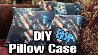 DIY EASY PILLOW CASES | How To Make Your Own Throw Pillow | Ross Kelker