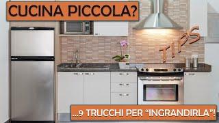 INTERIOR DESIGN - Cucina piccola? 9 trucchi per farla sembrare più grande!