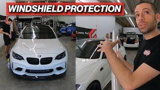 HOW TO PROTECT YOUR WINDSHIELD FROM ROCK CHIPS & CRACKS. BMW M2 Gets Tear Off With Sunsational!