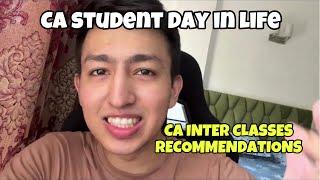 CA Student | Day in Life | CA Inter Recommendations