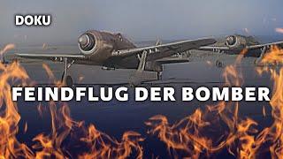 Feindflug der Bomber (ORIGINALAUFNAHMEN, Luftschlacht, Doku auf Deutsch, 2. Weltkrieg, GESCHICHTE)