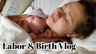 MY EPIDURAL WORE OFF | Labor and Birth Vlog || Third baby emotional birth