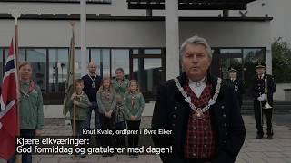 17. mai-hilsen fra Øvre Eiker kommune - full teksting