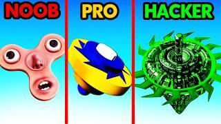 NOOB vs PRO vs HACKER SPINNER