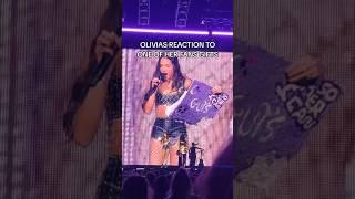 Olivia Rodrigo’s reaction to her fans gift on tour