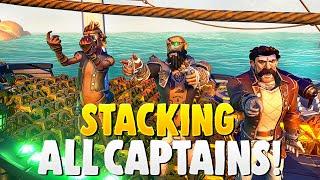 STACKING GILDED CAPTAIN CHESTS EVERYWHERE! (Sea of Thieves)