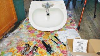 HOW TO REPLACE FAUCET AND SINK (TUTORIAL VIDEO)