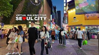 [Full Version]] Downtown Seoul Evening Walk Myeongdong Street & Dongdaemun, South Korea, Travel, 4K