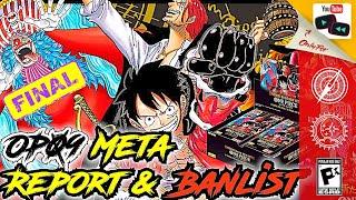 Japan's FINAL OP09 Meta Breakdown + Ban List Discussion is Here! | One Piece Card Game OP09