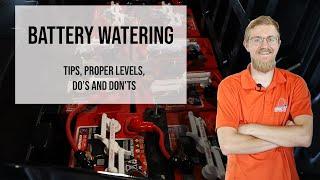 Battery Watering Tips | Dean Team Golf Carts