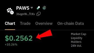 Paws Price Hit $0.2 | Paws Airdrop Price Prediction | Paws Airdrop New Update | Paws New Task