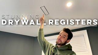 How To Install The Aria Vent Drywall Lite Bead Air Register (Easier and Less Expensive Aria Vent!)