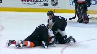 Sidney Crosby fight's with Claude Giroux