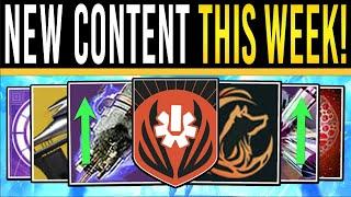 Destiny 2: NEW Content THIS WEEK! Big PATCH Changes, Research Quest, New Emblem, Weapons & More