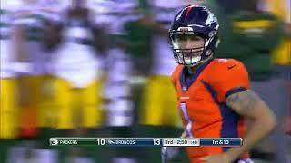 Broncos QB Kyle Sloter is showing off his stuff