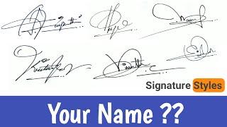 ️ How To Make Your Signature | How To Make a Good Signature @SignatureExpert