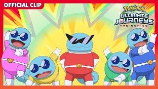 The Squirtle Firefighting Squad Show | Pokémon Ultimate Journeys: The Series | Official Clip