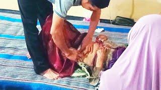 pijat tradisional membenahi perut simbok