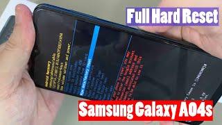 Samsung Galaxy A04s Full Hard Reset | Remove Screen Lock Galaxy A04s