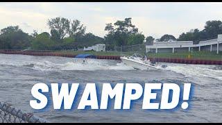 POLICE YELL AT BOATER IN POINT PLEASANT CANAL! Strong Currents and Waves Cause Trouble for Boats