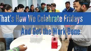 Friday Fun at Apptunix | Mobile App Development Company | Fun Game Team Building Activity