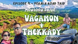 KA KL 4 : Scenic road trip : Exploring Vagamon and drive to Periyar Tiger Reserve under rain