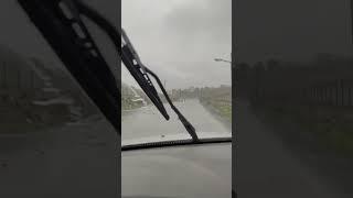 Riding in rainy Tabriz #iran #tabriz #riding # car #rain #street #city