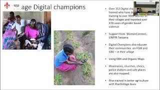 2022:  Digital Champions fighting Gender Based Violence in rural Tanzania with maps