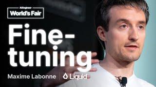 Everything you need to know about Fine-tuning and Merging LLMs: Maxime Labonne