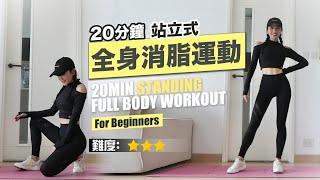 20min Standing Full Body Workout | Suitable For Weight Loss | Burn Fat Throughout The Day