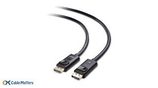 Cable Matters Unidirectional Active DisplayPort 1.4 Cable with 8K 60Hz Video and HDR