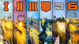 Unlocking Gold Camo in EVERY CoD Black Ops!