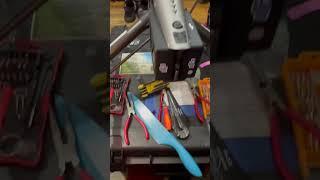 Broken screws in dji inspire 2 being burn off to replace the propellers part1