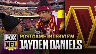 Commanders' Jayden Daniels on snapping Eagles win streak – 'It means a lot' | NFL on FOX