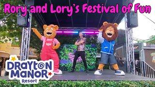 Rory and Lory's Festival of Fun Summer Fun Fest 2024 at Drayton Manor Resort