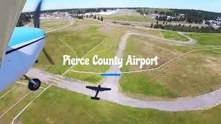 Landing at Pierce County Airport (KPLU)