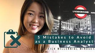 5 Mistakes that I made as a Business Analyst when I started off my career (feat.impostor syndrome)