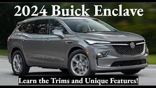 2024 Buick Enclave Trim Breakdown!