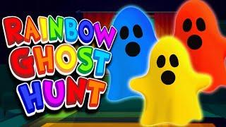 Rainbow Ghost Hunt Freeze Dance | Halloween Brain Break Party | Spooky Hunt | Danny Go Dance