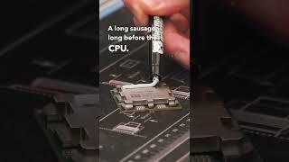 How to properly apply CPU thermal paste #bastelnerd #pchacks #shortsmitmarietta