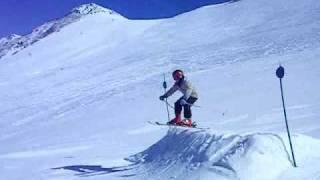 Valmorel 09 Andrew, snow park jump