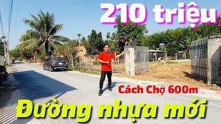 Miếng đất "độc lạ Tây Ninh" đường nhựa mới bán giá rẻ 210 triệu cách trường học 500m Chợ 600m