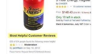 5-hour Energy Moderation