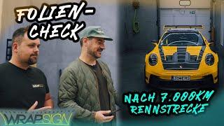 Folien-Check nach 7.000 KM Rennstrecke | Zu Besuch bei ‪@WrapsignAutofolierenNRW | RING POLICE