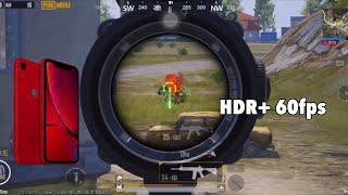 PUBG HDR 60 FPS 5 FINGERS FUL GYRO | IPHONE XR PUBG MOBILE