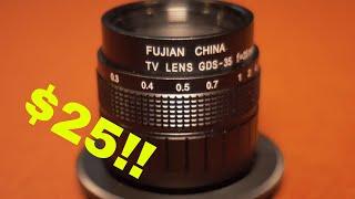 $25 lens??? Fujian 35mm f1.7 REVIEW!