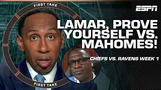 'ANSWER THE CALL!'  Patrick Mahomes is Lamar Jackson's ONLY BLEMISH - Stephen A. Smith | First Take