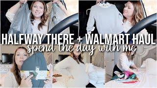 HALFWAY PREGNANCY UPDATE + NAME? | WALMART HAUL | SPEND THE DAY WITH ME