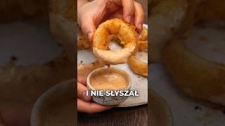 CHRUPIĄCE ONION RINGSY  #coocharz #prosteprzepisy #krążkicebulowe #jedzenie #przepis #shorts