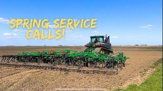 Keeping the green iron moving through planting season. Everyday is an adventure!